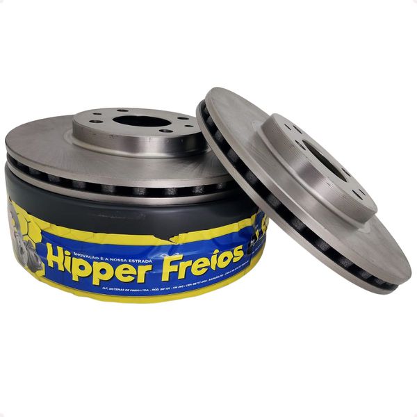 Par Disco Freio Dianteiro Ventilado Argo Cronos Pulse 1.3 8v Firefly Hipper Freios HF32