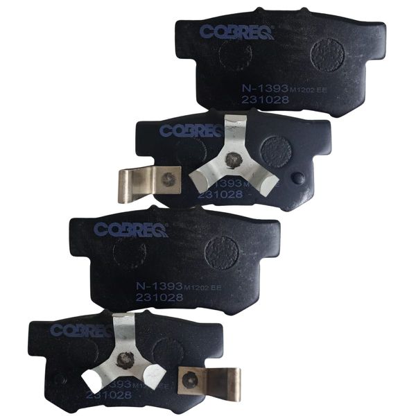 Jogo Pastilhas Freio Traseiro Honda Crv 2.0 16v 2005 A 2016 Cobreq N1393