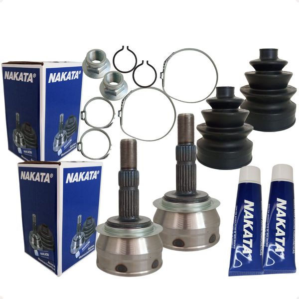 Par Junta Ponteira Homocinética Roda Celta 1.0 1.4 8v Sem Freio ABS 2000 A 2013 Nakata NJH55499