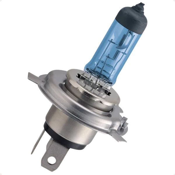 Par Lâmpada Farol Alto E Baixo H4 Branca Philips 3 Pinos