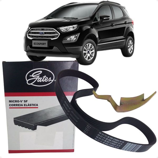 Correia Alternador Com Ferramenta New Fiesta Ecosport Ka+ 1.5 1.6 16v Sigma Flex Gates 6PK1031SF