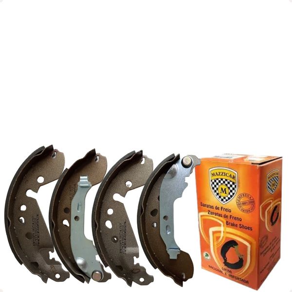 Jogo Sapatas Lonas Freio Traseiro Logan Sandero 1.0 1.6 2015 Em Diante Mazzicar BPSA0097470