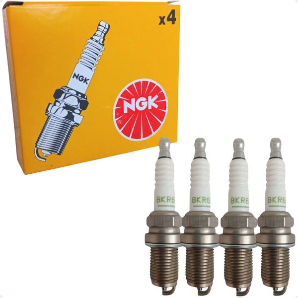 Jogo De Velas Ngk Peugeot 206 207 C3 1.4 8v Flex NGK BKR6ED