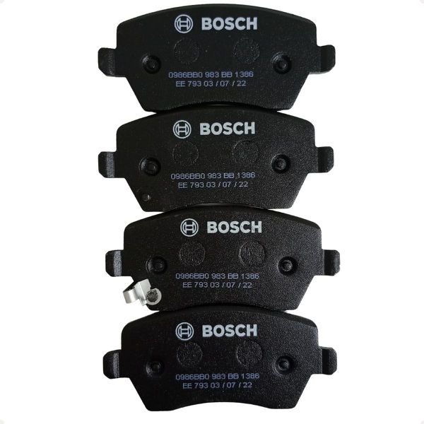 Jogo Pastilhas Freio Dianteiro Captur Duster Zoe Bosch 0986BB0983