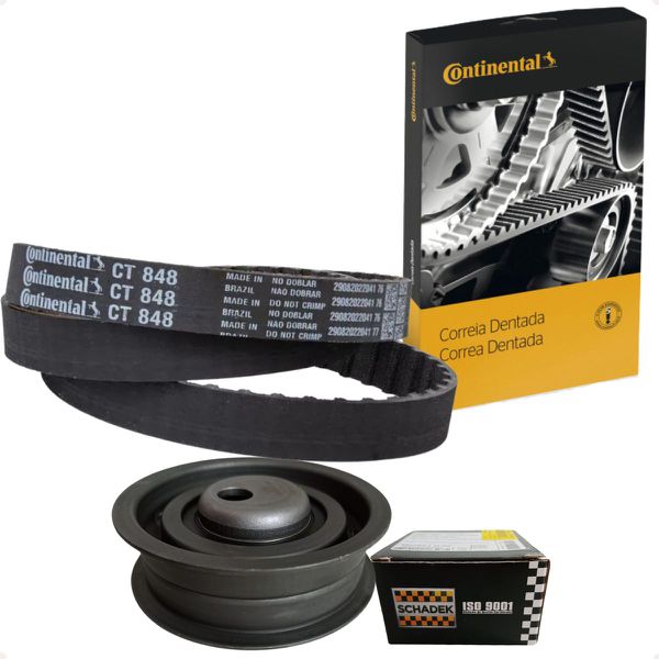 Kit Correia Dentada e Tensor Gol Parati Saveiro G2 G3 G4 Santana 1.6 1.8 2.0 8v Ap 1996 Em diante