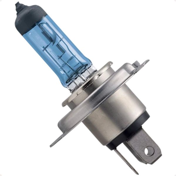 Par Lâmpada Farol Alto E Baixo H4 Branca Philips 3 Pinos