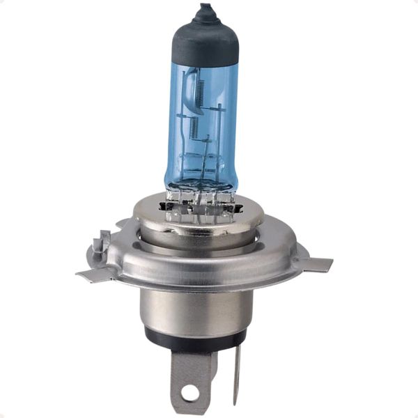 Par Lâmpada Farol Alto E Baixo H4 Branca Philips 3 Pinos