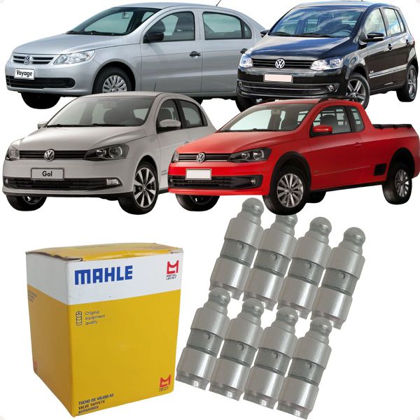 Jogo Tuchos Gol G4 G5 G6 Fox Saveiro Voyage Crossfox Polo Spacefox 1.0 1.6 8v EA111 Metal Leve Mahle TV9786