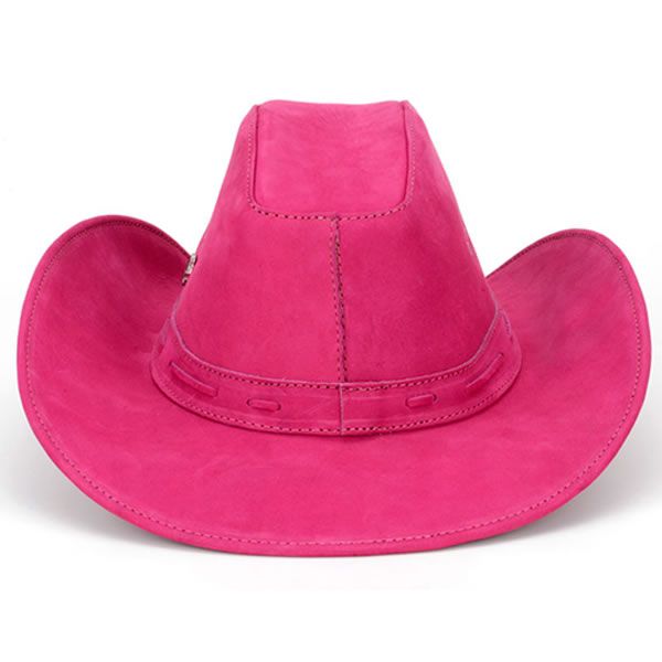 Chapeu Feminino Americano Em Couro Legítimo, é um chapéu com uma cor  diferenciada e bem chamativa. Pereito para as Peoas Brutas.