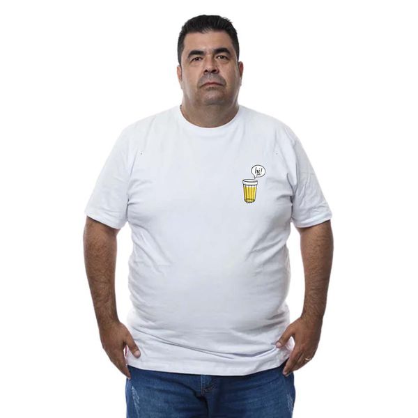 Camiseta Plus Size Hi Beer