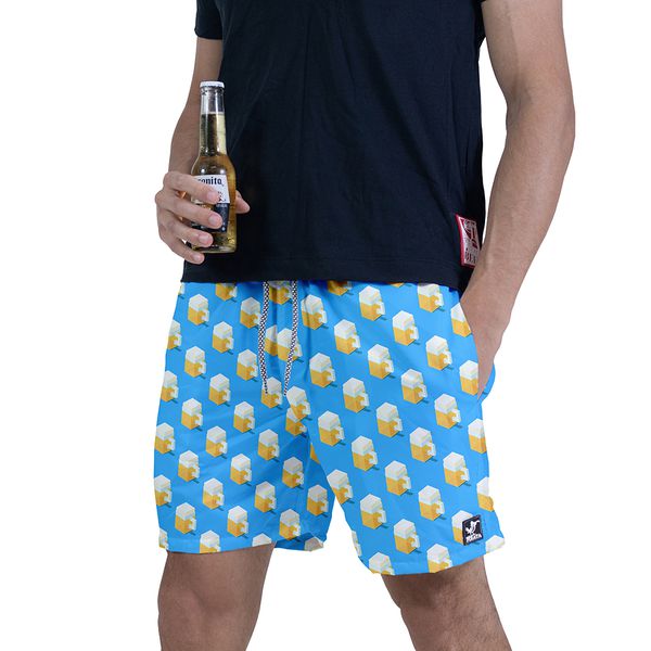 Beermuda Azul Cerveja Quadrado