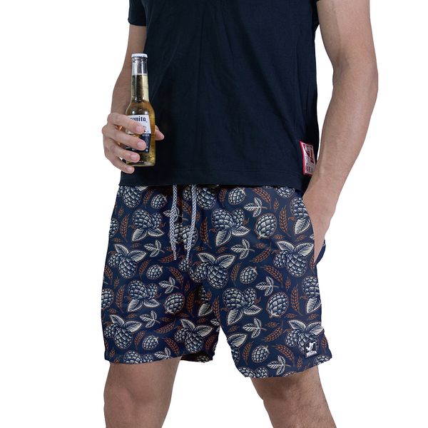 Beermuda Azul Pinho Florido