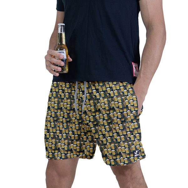 Beermuda Amarelo Emoji Cerveja