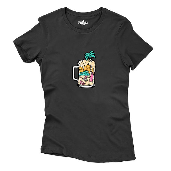 Camiseta Baby Look Caneca De Cerveja