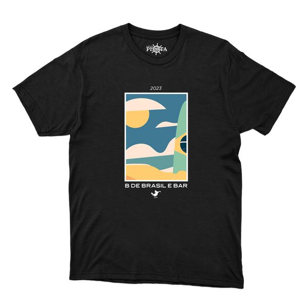 Camiseta Estampa b De Brasil e Bar