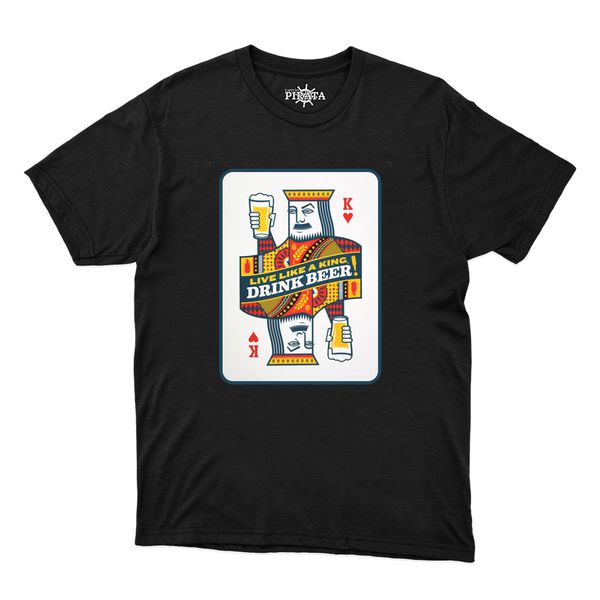 Camiseta Estampa Rei De Copas