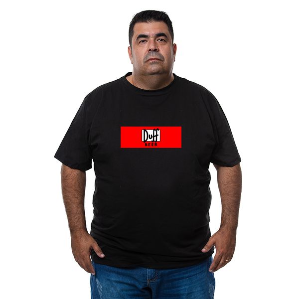Camiseta Plus Size - Imagem Duff Beer.
