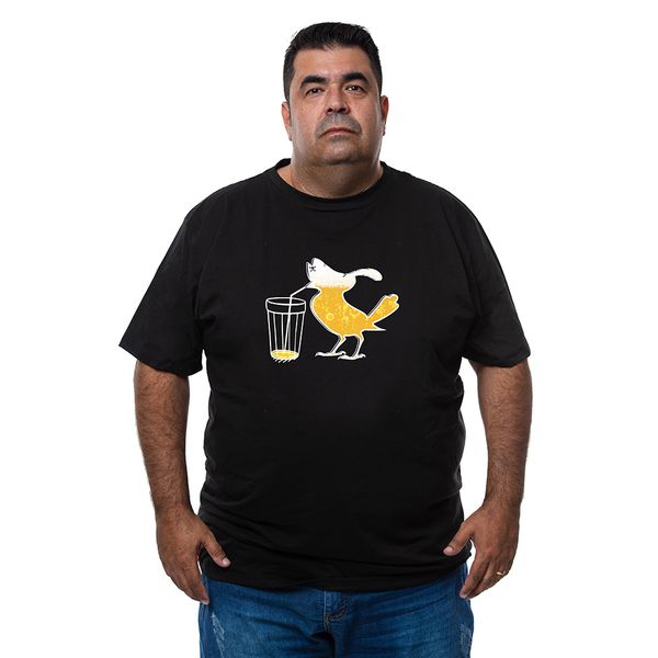 Camiseta Plus Size - Desenho Capitão Piu.