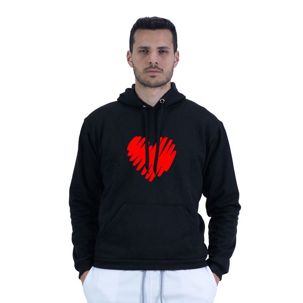 Moletom C.pirata Estampado Com Capuz Masculino - Preto
