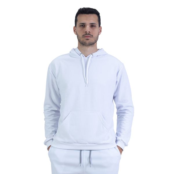 Moletom Com Capuz Masculino - Branco