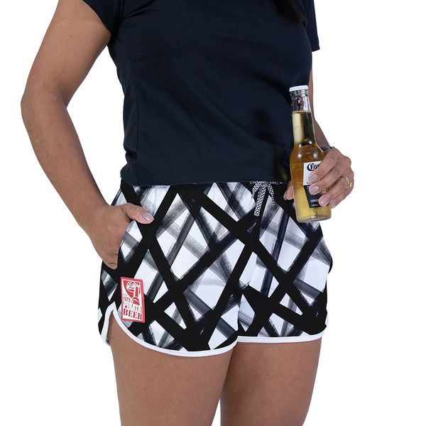 Short Feminino Abstrato