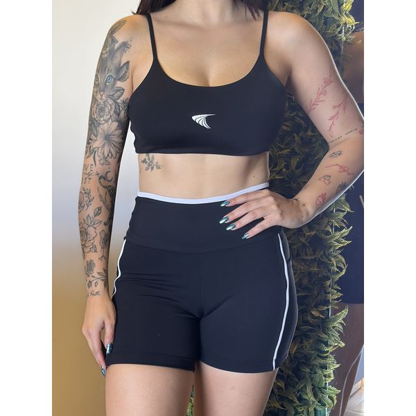 Top faixa Pulse Preto