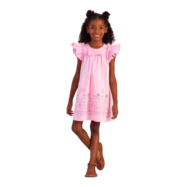 VESTIDO ROSA LAÇO MON SUCRÉ FOREST 3126384
