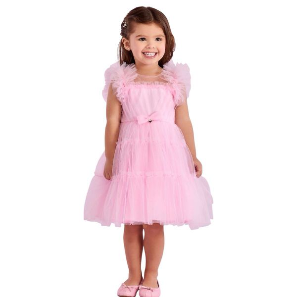 VESTIDO INFANTIL ROSA PRINCESA PETIT CHERRIE 113126126 Rosa