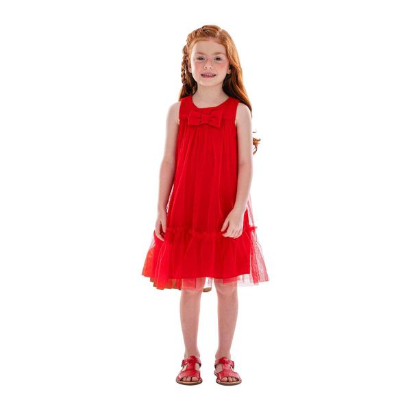 VESTIDO INFANTIL MON SUCRÉ VERMELHO 3127130 Vermelho