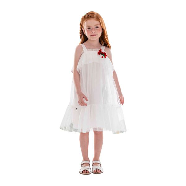 VESTIDO BRANCO INFANTIL MON SUCRÉ 3127090 Branco