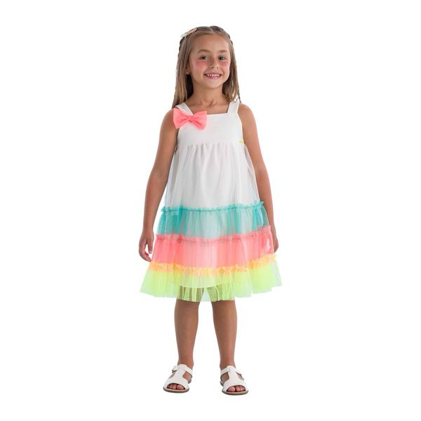 VESTIDO INFANTIL COLORS FESTA ANIVERSÁRIO 3127112 Colorido