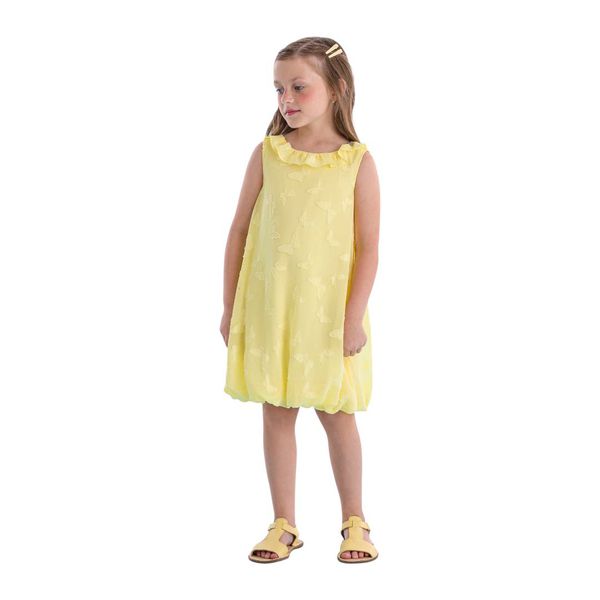 VESTIDO INFANTIL AMARELO MON SUCRÉ FESTA COLOR FRUIT 3127182 Amarelo
