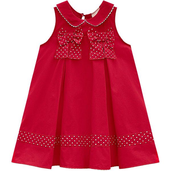 VESTIDO MILON VERMELHO 14961 TAM 4 AO 8 