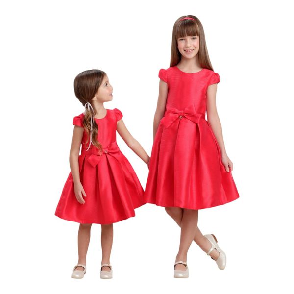 Vestido vermelho para hot sale crianças