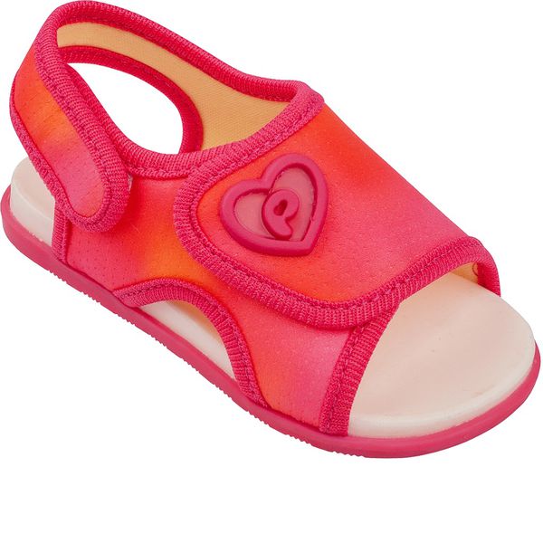 SANDÁLIA PAMPILI FLY MINI PINK TIE DYE COM REGULAGEM 639039 Pink