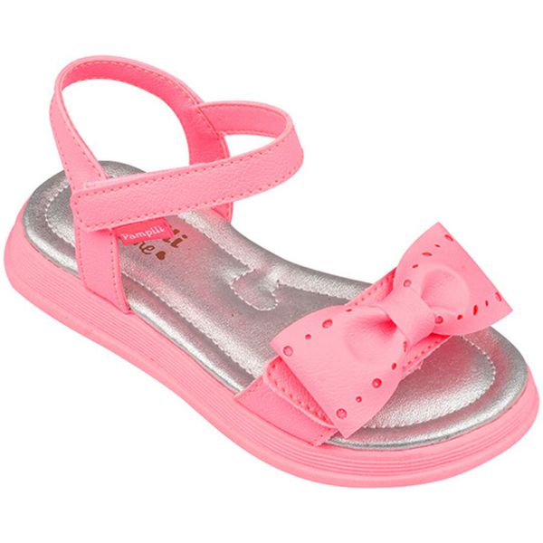 SANDÁLIA PAMPILI 702 SAND FLOWER ROSA NEON 702008