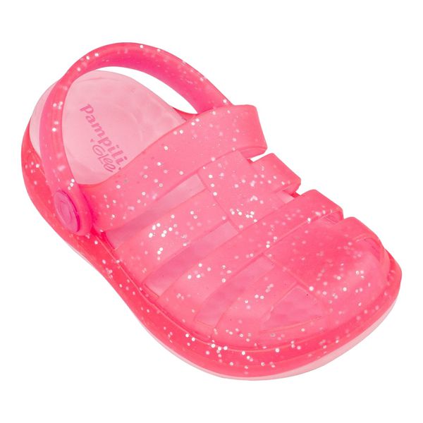 BABUCHE INFANTIL PAMPILI PINK GLEE ROSA GLITTER 704003