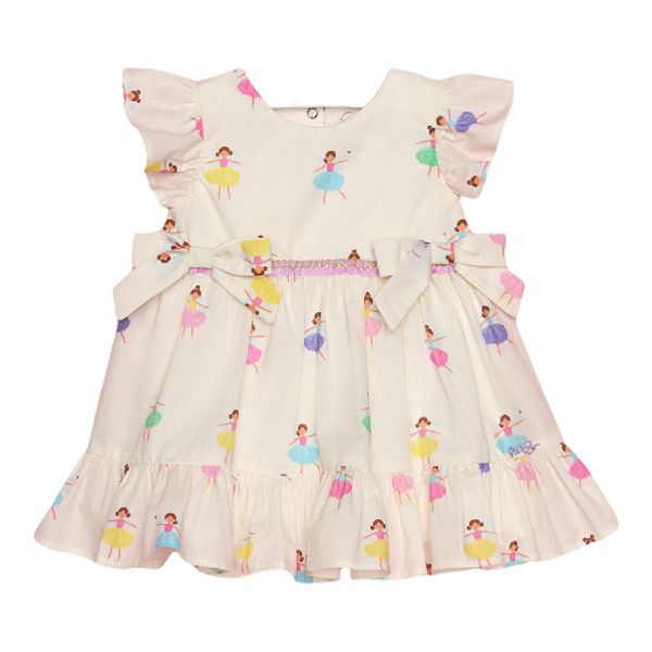 VESTIDO INFANTIL MON SUCRÉ BRANCO BAILARINAS BALLET 3125062