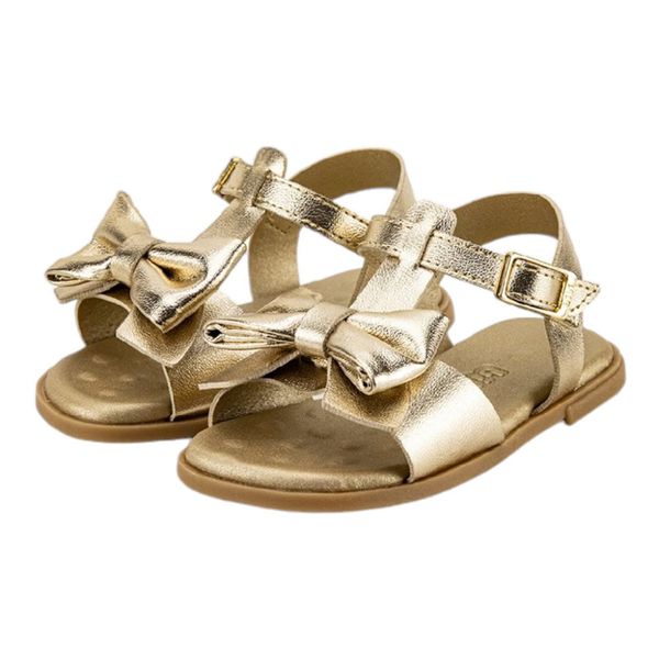 SANDÁLIA DOURADA BIBI INFANTIL SHINE MINI OURO 1233024 