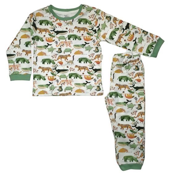 PIJAMA INFANTIL ANJOS BABY PRIMEIROS PASSOS SUEDINE SAFARI 221106 Verde