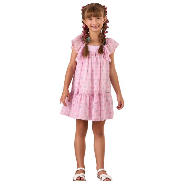 VESTIDO INFANTIL ROSA MON SUCRÉ HAPPY TIME 3125426