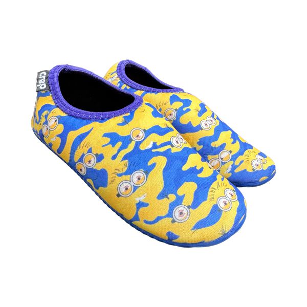 SAPATILHA AQUÁTICA INFANTIL PERSONAGEM ANTIDERRAPANTE Minions CREP 