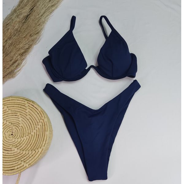 Aro W Azul Marinho Liso