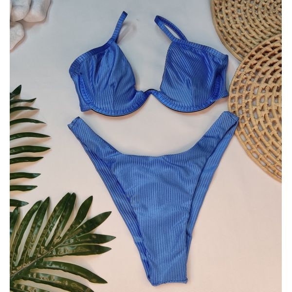Aro W Azul Canelado