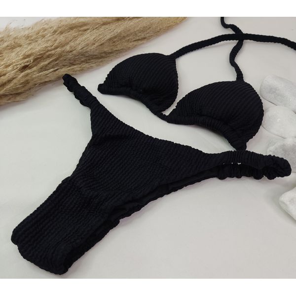 Conjunto Frufru Twister Preto