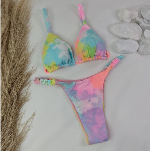 Conjunto Frufru Tie dye Colors