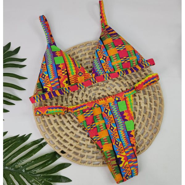 Conjunto Ivy Tribal Laranja