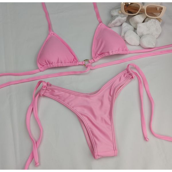 Conjunto Manu Rosa Bebê Claro Trilobol