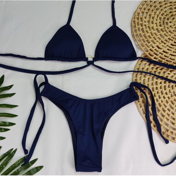 Conjunto Manu Azul Marinho Liso