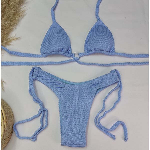 Conjunto Manu Santorini Azul Bêbê